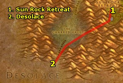 Map of stonetalon mountains - ingstart